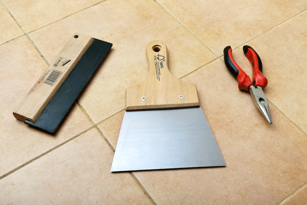 How to grout floor tiles How to grout floor tiles