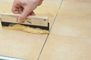 Grouting floor tiles Grouting floor tiles