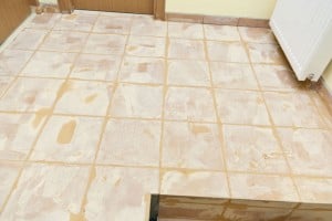 Grouting floor tiles Grouting floor tiles