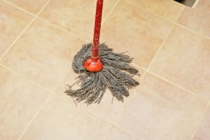 Cleaning floor tile Cleaning floor tile